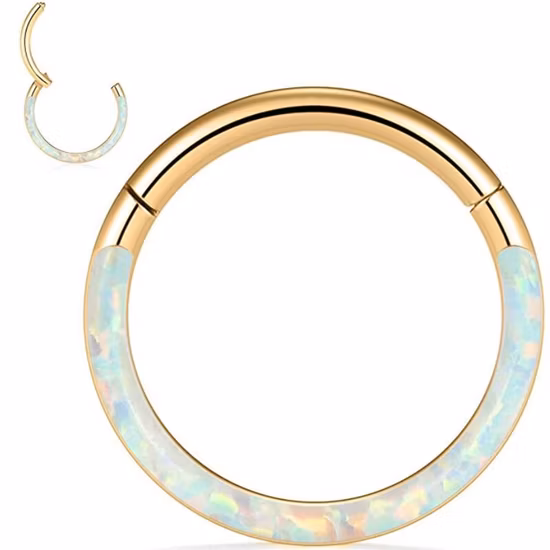 316L Surgical Stainless Steel Nose Ring O-Ring Bendable