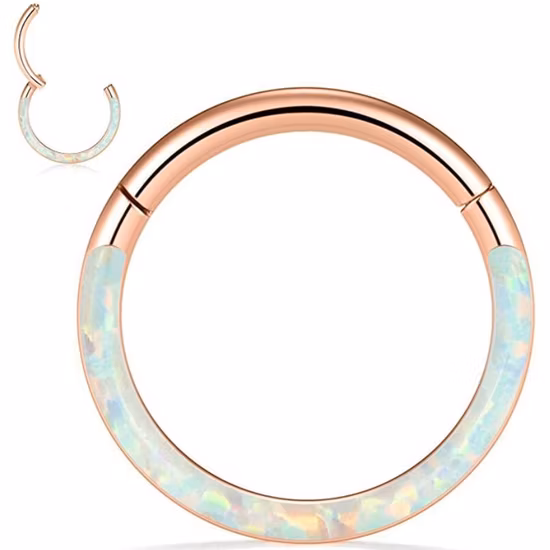 316L Surgical Stainless Steel Nose Ring O-Ring Bendable
