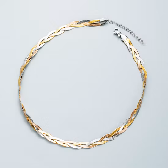 Manufacturer Customized Stainless Steel Color, 18K PVD Gold-Plated Stainless Steel Pearl Bracelet Wholesale Female Style