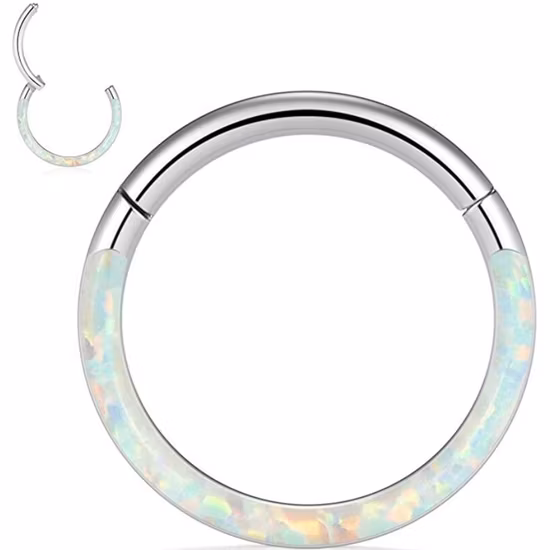316L Surgical Stainless Steel Nose Ring O-Ring Bendable